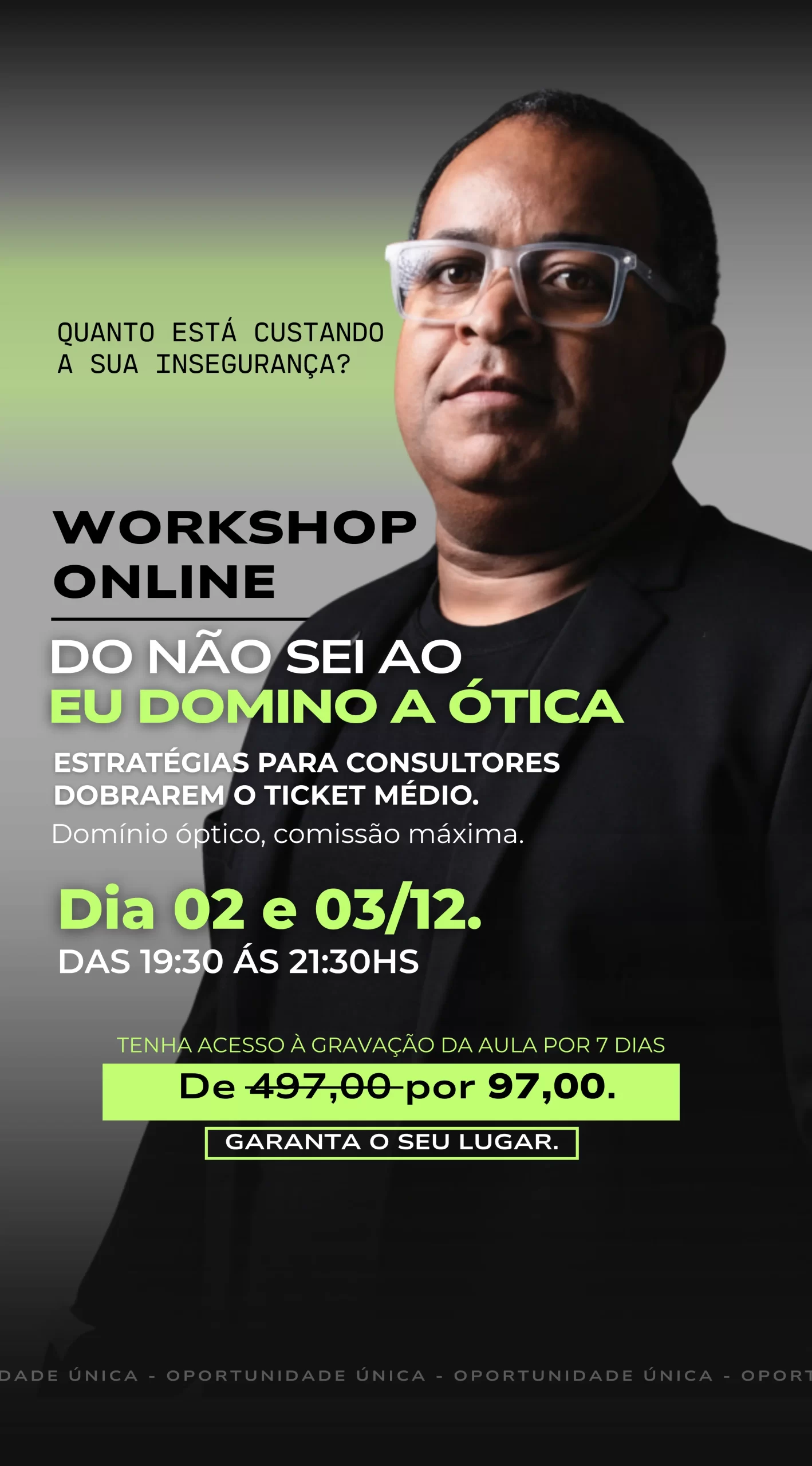 Workshop Online - Do Não Sei ao Eu Domino a Óptica